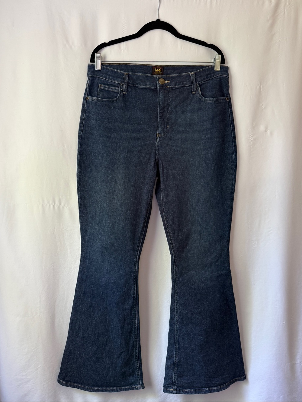 Vintage Lee Flare Jeans Dark Wash